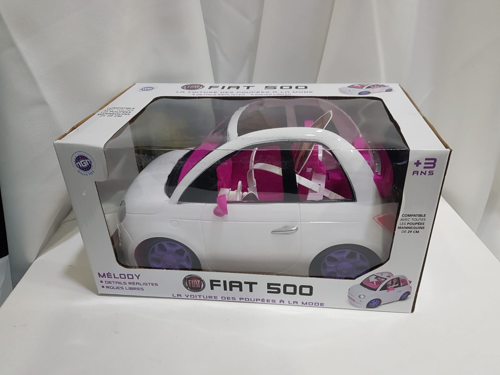 Fiat 500,voiture de poupées